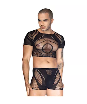 Seeing All Top And Boxer Bodystocking