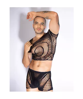 Seeing All Top And Boxer Bodystocking