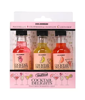 Cocktail Delights Warming Gels 59ml 3 Pack