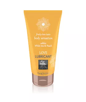 Shiatsu White Tea & Peach Flavoured Love Lubricant 75ml