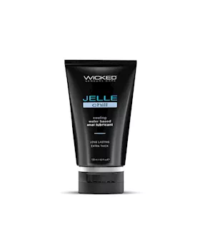 Wicked Jelle Chill Cooling Water Based Anal Lubricant 120ml