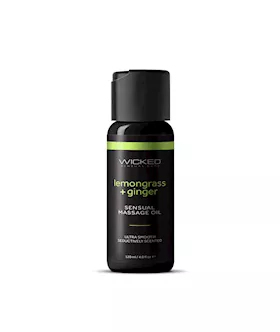 Wicked Sensual Lemongrass And Ginger Scented Massage Oil 120ml