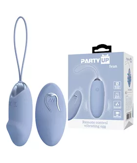 Party Up Ivan Vibrating Egg With Wireless Remote