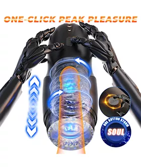 Cyberskin The Galaxy Voy Thrusting & Rotating Heating Auto Masturbator