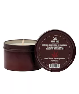Hemp Seed 3-in-1 Massage Candle Kashmir Musk Brandy Magnolia & Vanilla Musk