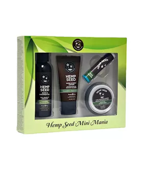 Hemp Seed Mini Mania Guavalava (Guava & Blackberry) Scented Lotion Kit 4 Piece Set