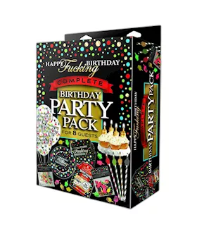 Happy F**king Birthday Complete Party Pack Party Set For 8 People