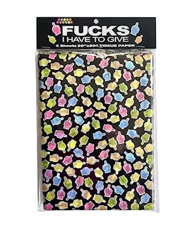 Fucks I Have To Give Tissue Paper Sheets Novelty Decoration Sheets 6 Pack
