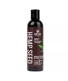 Hemp Seed Massage & Body Oil Naked In The Woods White Tea & Ginger Scented 237ml