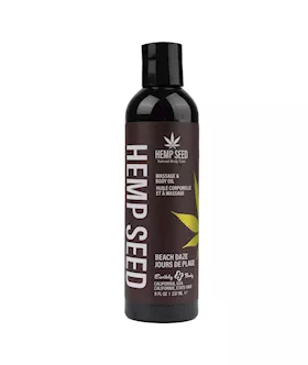 Hemp Seed Massage & Body Oil Beach Daze Coconut & Pineapple Scented 237ml