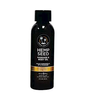 Hemp Seed Massage & Body Oil Dreamsicle Tangerine & Plum Scented 59ml