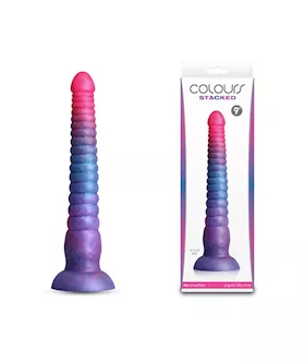 Colours Stacked 9 Dildo