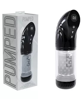 Pumped Strokemate Sucking Rotating And Thrusting Auto Masturbator