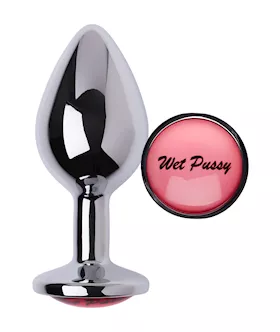 Kinki Wet Pussy Steel Butt Plug Medium