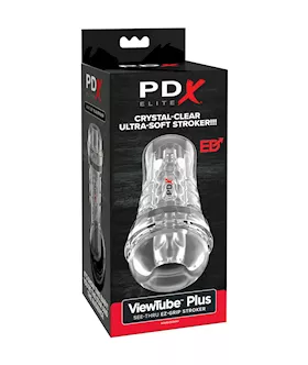 Pdx Elite Viewtube See-thru Ez-grip Stroker