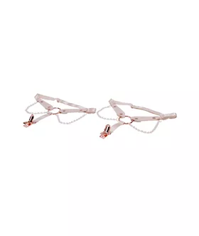 Peaches N Creame Pearl Garters