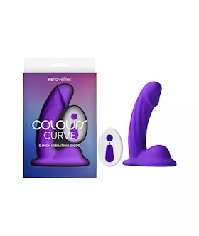 Colours Curve Vibrating Dildo 5 Inch