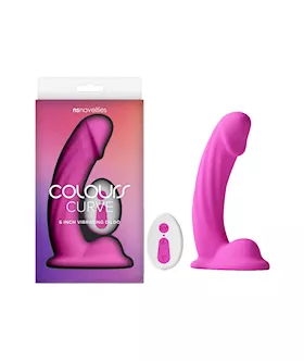 Colours Curve Vibrating Dildo 6 Inch