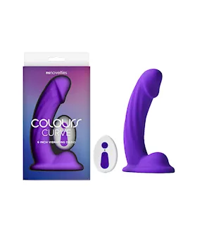 Colours Curve Vibrating Dildo 6 Inch