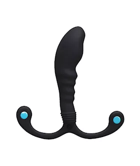 PSpot Apex Bend HandsFree Ridged Silicone Prostate Massager