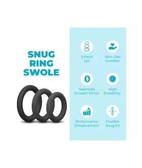 Snug Ring Swole Cock Rings 3 Pack