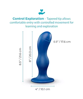 Milk Anal Trainer Dildo 8.5 Inch