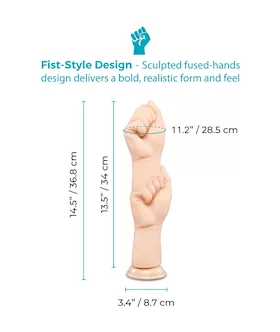 Fists Fist Style Realistic Dildo 14.5 Inch