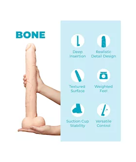Bone Deep Insert Realistic Dildo 17 Inch