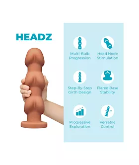 Headz Multi Bulb Dildo 10.5 Inch