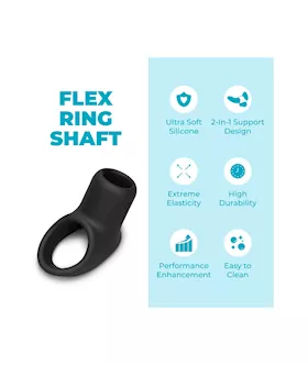 Flex Ring Shaft Cock Ring With Shaft Sleeve