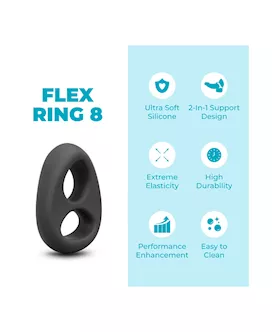 Flex Ring 8 Cock And Ball Ring