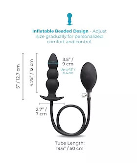 B-vibe Beaded Inflatable Anal Plug