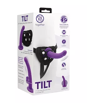 Tilt Dildo & Harness Set