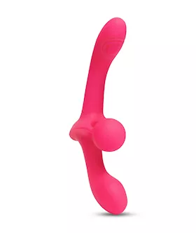 Double Tap Vibrating Strapless StrapOn