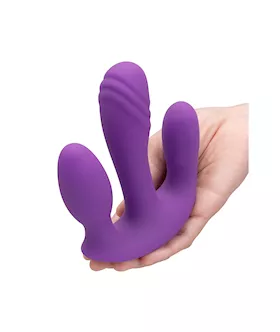 Blended Pleasure Triple-pronged Vibrator