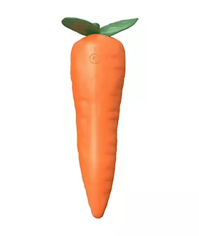 Carrot Silicone Vibrator