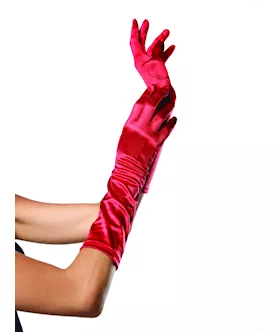 Elbow Length Satin Glove