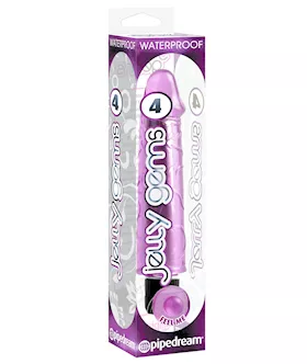 Jelly Gems No 4 Vibrating Dildo