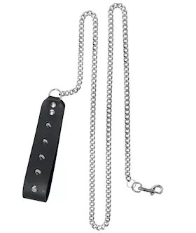 4 Chain Leash With Studs