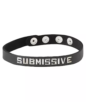 Leather Collar Submissive