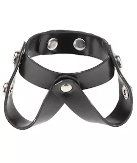 Neoprene Cock Ring And Ball Divider
