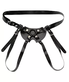 Rubber Dildo Harness