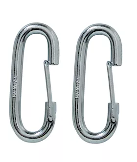 7 16 Zinc Snapclip Pair