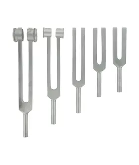 5 Piece Aluminum Tuning Fork Set