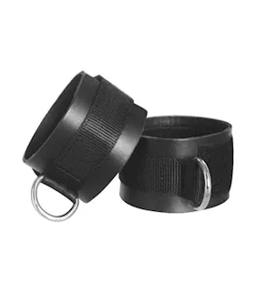 Leather Velcro Closure Ankle Cuffs