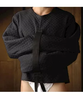 Extreme Black Straight Jacket Large