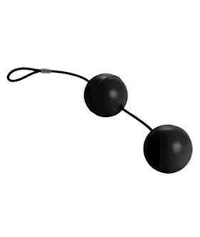 Super Sized Silicone Benwa Balls Black