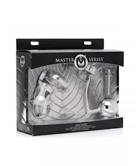 Deluxe Chastity Cage With Accessories