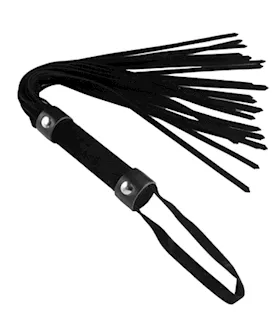 Short Suede Flogger Black