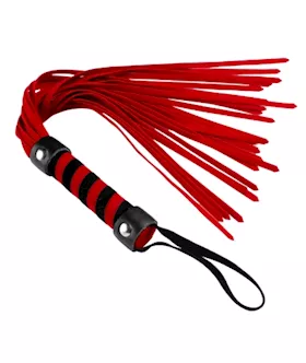 Short Suede Flogger Red